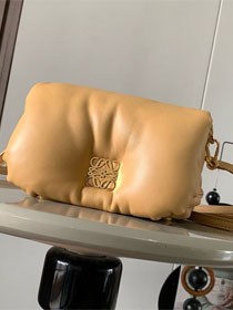 Loewe original lambskin mini goya puffer bag A896W56 sahara
