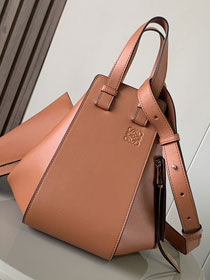 Loewe original calfskin medium hammock bag A538S35 brown