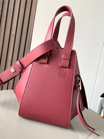 Loewe original calfskin small hammock bag A538H13 wine