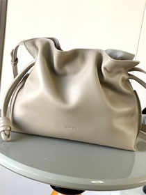 Loewe original calfskin medium flamenco clutch A411FC1 sand