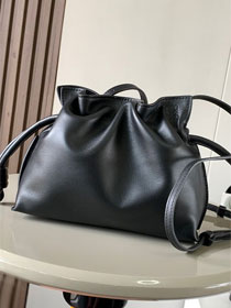 Loewe original calfskin mini flamenco clutch A411FC2 black