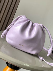 Loewe original lambskin mini flamenco purse A914CBP purple