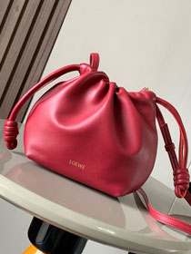 Loewe original lambskin mini flamenco purse A914CBP red