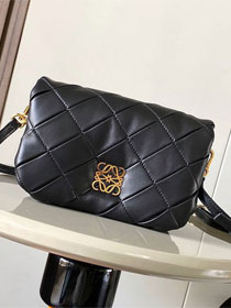 Loewe original lambskin mini goya puffer bag A896W56 black
