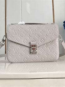 Louis vuitton original calfskin pochette metis M44881 grey