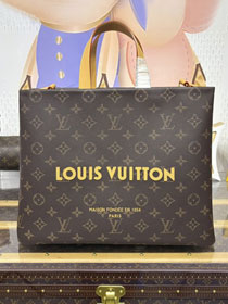 Louis vuitton original monogram calfskin shopper tote MM M13928