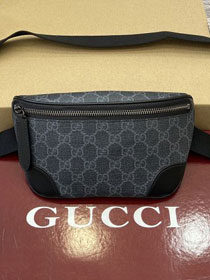 GG original canvas emblem small belt bag 821165 black