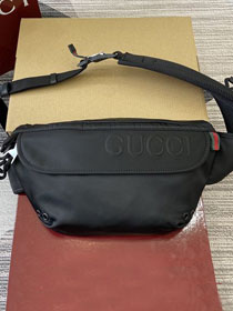 GG original canvas small belt bag 804262 black