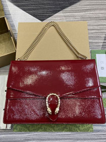 GG original shiny calfskin dionysus large shoulder bag 795003 bordeaux