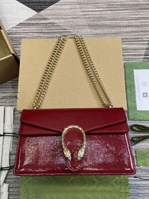 GG original shiny calfskin dionysus medium shoulder bag 795005 bordeaux