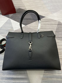 GG original calfskin large tote bag 796761 black