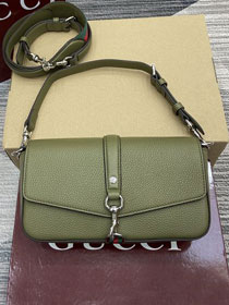 GG original calfskin small crossbody bag 821623 green