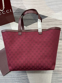 GG original canvas totissima medium tote bag 788203 red
