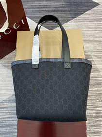 GG original canvas totissima small tote bag 788211 black