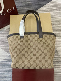 GG original canvas totissima small tote bag 788211 brown