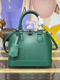 Louis vuitton original epi leather alma BB M40302 green