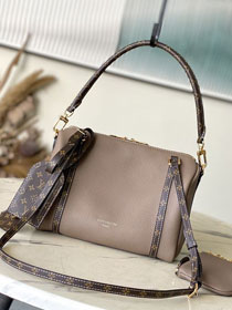 Louis vuitton original calfskin speedy soft 25 M13667 grey