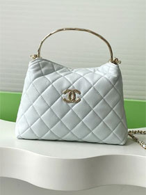 CC original grained calfskin pouch AP4591 light blue