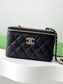 CC original grained calfskin small vanity with chain AP4530