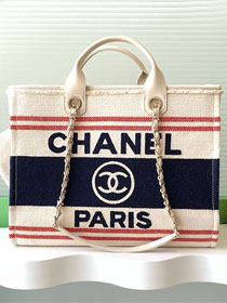 CC original cotton canvas large shopping bag A66941 red&blue