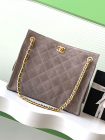 CC original suede shopping tote bag AS5303 grey