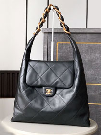 CC original calfskin large hobo bag AS54000 black