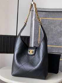 CC original lambskin hobo handbag AS5403 black