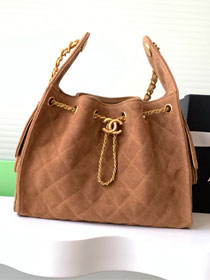 CC original suede 25 small handbag AS5293 brown