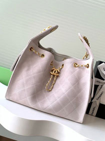 CC original suede 25 small handbag AS5293 light grey