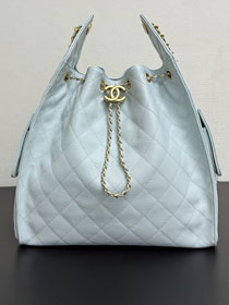 CC original grained calfskin 25 medium handbag AS5311 light blue