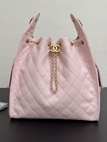 CC original grained calfskin 25 medium handbag AS5311 light pink