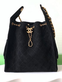 CC original suede 25 medium handbag AS5311 black