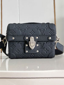 Louis vuitton original calfskin soul trunk M13871 black