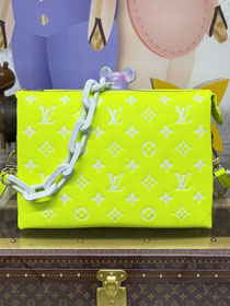 Louis vuitton original lambskin coussin pm bag M20843 vert acide green