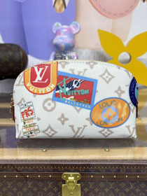 Louis vuitton original monogram canvas cosmetic pouch pm  M14909