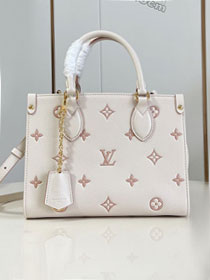 Louis vuitton original calfskin onthego pm M14403 white