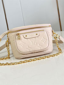 Louis vuitton original calfskin mini bumbag M13827 dune
