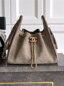 CC original suede 25 mini handbag AS5631 grey