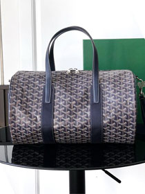 Goyard original canvas barrel 40 sports bag GY0124 dark blue