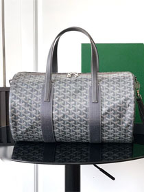 Goyard original canvas barrel 40 sports bag GY0124 grey