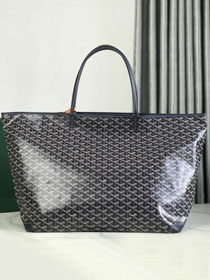 Goyard original canvas artois gm bag GY0129 dark blue