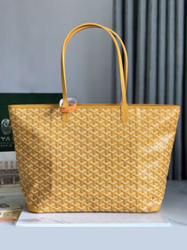 Goyard original canvas artois mm handbag GY0130 yellow