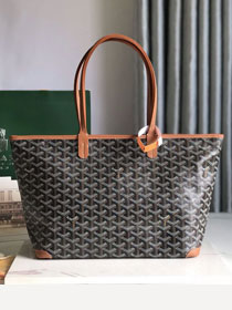 Goyard original canvas artois pm handbag GY0128 brown
