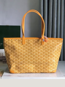 Goyard original canvas artois pm handbag GY0128 yellow