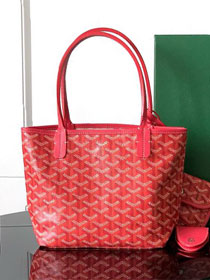 Goyard original canvas anjou mini bag GY0131 fuchsia