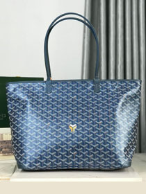 Goyard original canvas artois mm handbag GY0130 pearly blue