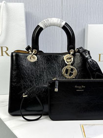 Dior original aged calfskin medium toujours bag M2833 black