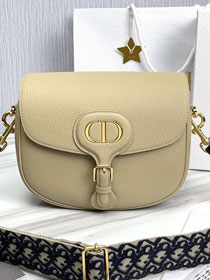 Dior original grained calfskin large bobby bag M9320 beige