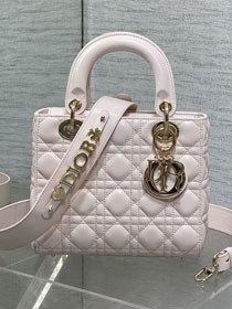 Dior original lambskin small my ABCdior bag M0538 light pink