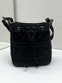 Dior original lambskin Small D-motion bag M2851 black